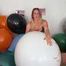 big balloons popping fun in sexy lingerie