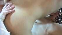 Celine the 1st time with a guy & threesome - Olli has to watch