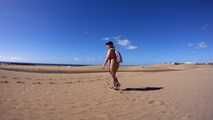 Nude in the dunes of Maspalomas