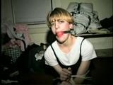 19 Yr OLD KRISHNA IS WRAP TAPE GAGGED, TOE-TIED, BALL-TIED & BALL-GAGGED (D39-11)