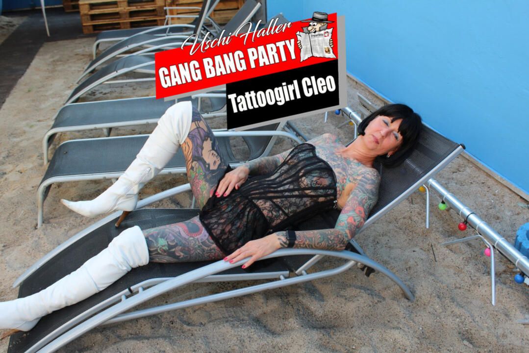 Party photos: Tattoo girl Cleo in Hanover