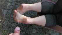 Black soles washed with piss