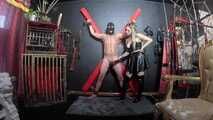 Violent forced ejaculation with the vibrating rod!