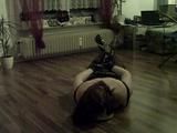 Try to eat while hogcuffed