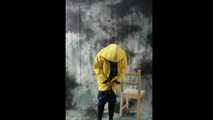 Nadja posing in layers of raingear