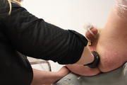 anal fisting mistress fisting slave on the Gynchair Part 2