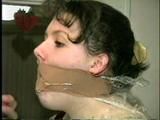 WRAPAROUND TAPE GAGGED, MUMMY JENNIFER (D6-3)