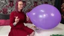 Blow2Pop a purple TT17 pastel while smoking a cigarette
