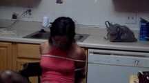 Wenona Tied Up in Kitchen, Part 2
