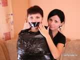 [From archive] Rozanka and Marvita play cling film mummification