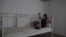 Ayu roped to bed 2/2
