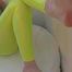Feet, cameltoe and yellow leggings