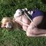 Outside at Night - Lorelei Bound Barefoot