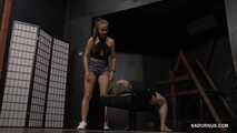 Amanda just wanted to sit down!