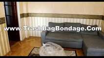 Bekki and Kelly - escape from clear plastic bag (video)