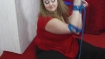Claudia tied to bar 2/2