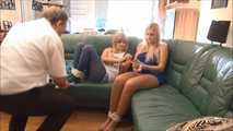 Marenka and Renee - tickling Game Part 5 of 6
