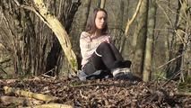 Isi tied in the woods 1/2