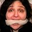 34 YR OLD STAY AT HOME MOM GETS HANDGAGGED, MOUTH STUFFED, HAND FEET & TOE TIED, CLEAVE GAGGED AND TIED TO A CHAIR (D70-5)