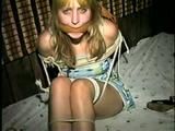 18 YR OLD MOTOR HOME BALL-TIED, CLEAVE GAGGED CABLE TIE TOE TIED HOSTAGE (D28-14)
