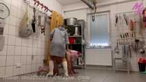 #Slaughter in white - My long white #rubberapron in use