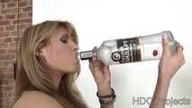 A photo shoot with booze