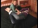 Alexa & Catt  – Two barefeet girls, one burglar and a lot of bondage  (video)