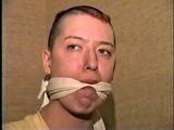 PUNK GIRL MELA MAKES RANSOM CALL, WRITES KEDNAP NOTE & TRIES TO CALL FOR HELP WITH A LARGE RAG STUFFED IN HER MOUTH (D54-5)