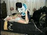 FEISTY, CLEAVE GAGGED, HOG-TIED HOSTAGE PIPER (D23-5)