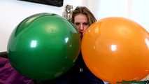 double Blow2Pop orange and green TT17