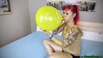 Blow2Pop yellow 18inch *globos payaso*