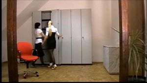 Janine and Zora - office bondage (A) Part 2 of 4