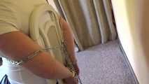 Cuffed on a chair 001