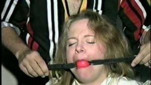 30 Yr OLD SINGLE MOM, BALL-GAGGED, PANTY STUFFED & F0RCED TO SMELL HER STINKY HEEL (D31-4)