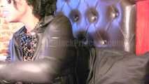 Latex sexy strapon
