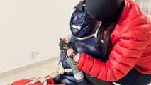 Breathplay Sebastien in 2 puffer jackets.