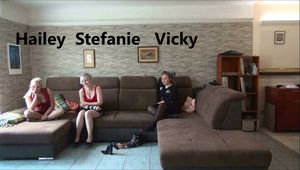 Hailey, Stefanie and Vicky - Lesson for Stefanie 1 Part 2 of 5