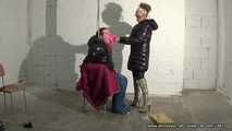 Lady Lana - Sleepingbag slave!