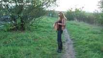 118040 Cynthia Vellons Pees On The Path By The Car Park 