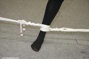 Dina naked and tied up