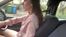 Sleepy Girl Goes Driving 4K