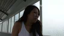 068004 Ling Takes A Very Risky Pee In A Busy Station