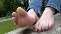 Barefoot and flip-flops