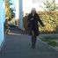 069004 Tiffany Stops For  A Casual Pee On The Footpath