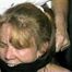 38 Yr OLD CASHIER ATTIC BOUND & GAGGED IN A BLACK LEATHER DRESS (D24-6)