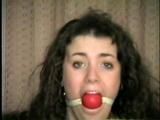 19 Yr OLD STUDENT BALL-GAGGED, RAWHIDE TIED & CALLING FOR HELP (D29-3)