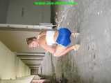 739 Pictures of Leoni in shiny nylon Shorts taken 2005-2008 in one package!