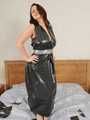 [From archive] Dominica Phoenix - trash bag dress tease