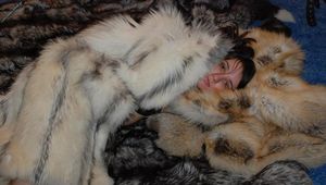 Anja - Slave-girl, chains, furs and more