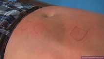 Jane's heel-imprints in the fatty